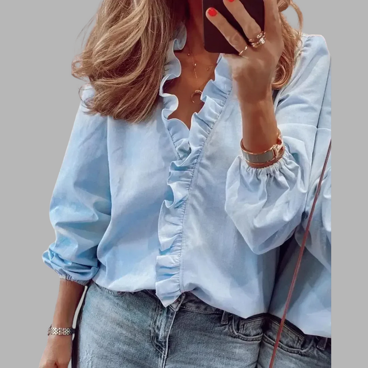 DELACROIX | Elegant Long Sleeve Blouse Maren