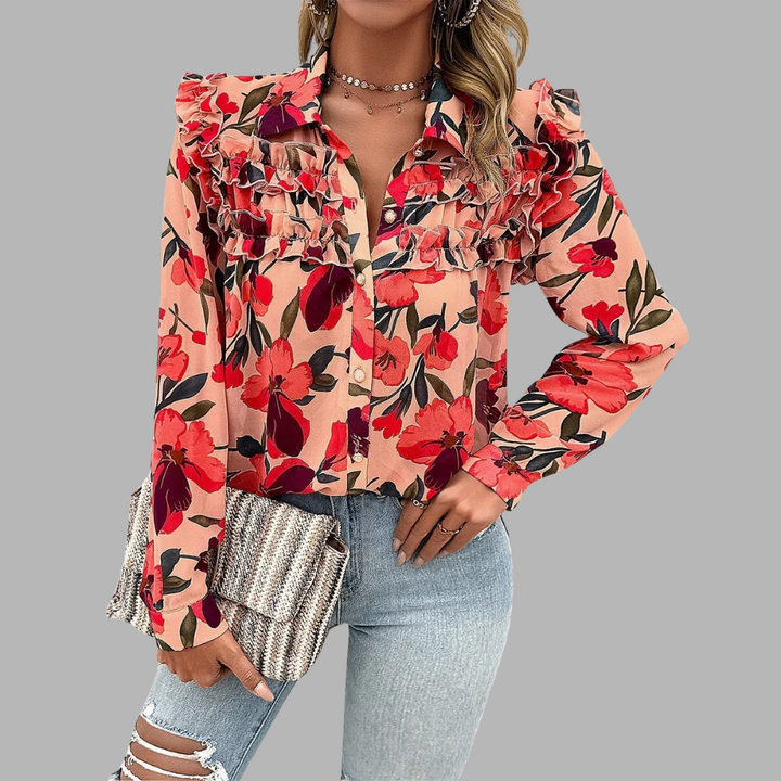 DELACROIX | Elegant Long Sleeve Top Romy