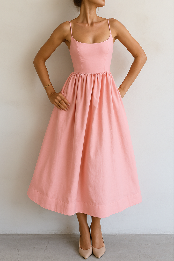 Elegant Flowing Summer Dress