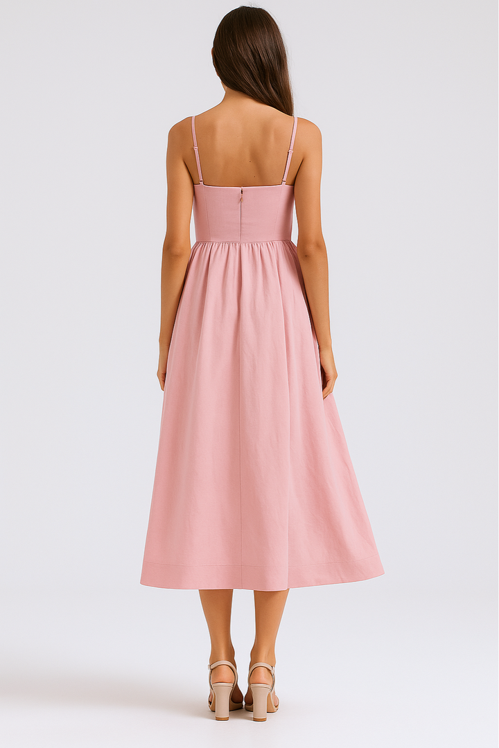 Elegant Flowing Summer Dress