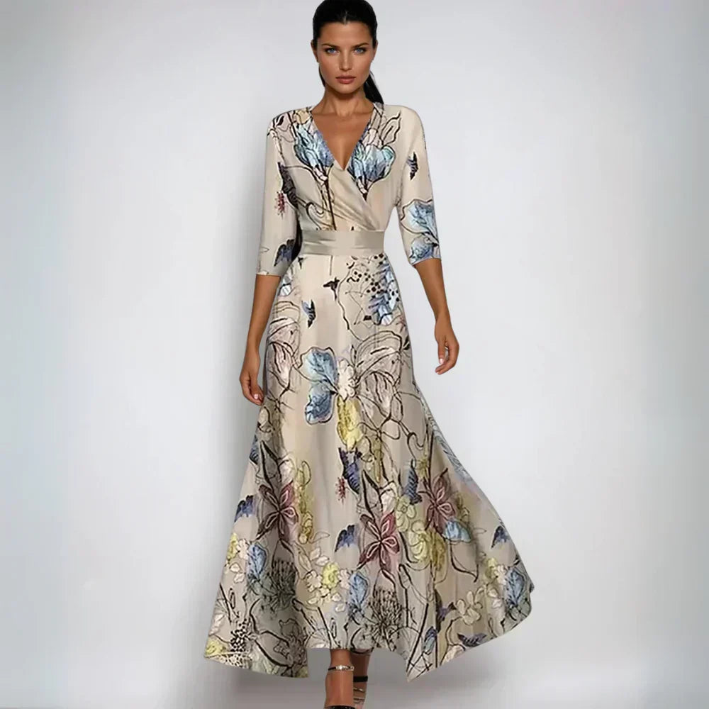 Floral A-Line Swing Dress