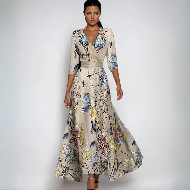 Floral A-Line Swing Dress