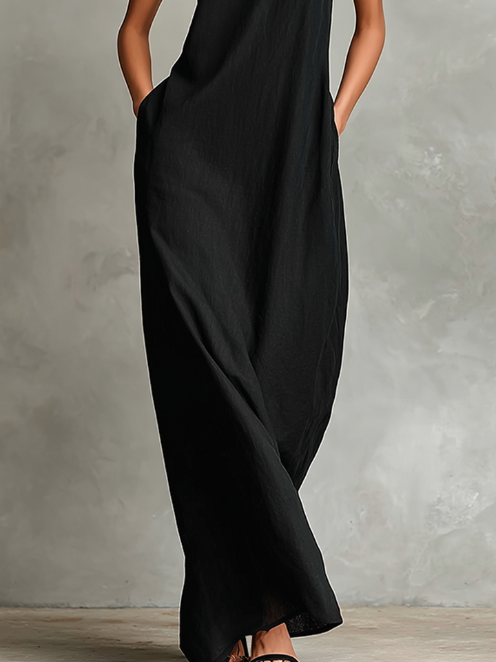 Ava | High-Neck Maxi Dress