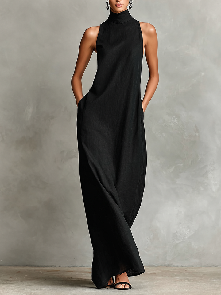 Ava | High-Neck Maxi Dress