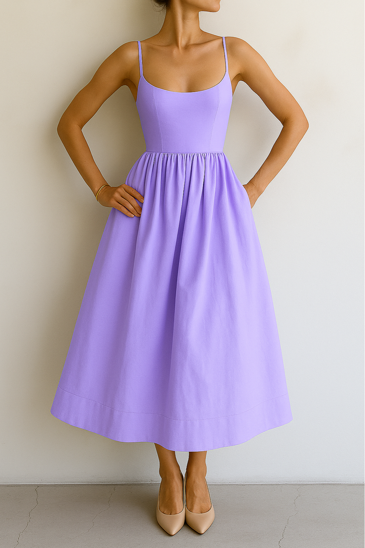 Elegant Flowing Summer Dress