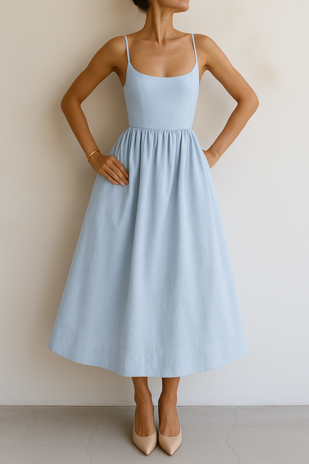 Elegant Flowing Summer Dress