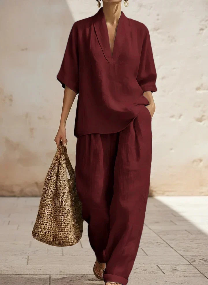 Lilly | Effortless Linen Two-Piece Set