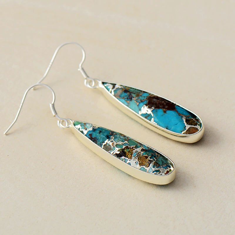 Signature Turquoise Jasper Drop Earrings