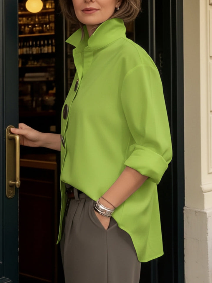 DELACROIX | Elegant Blouse with Large Buttons Sophie