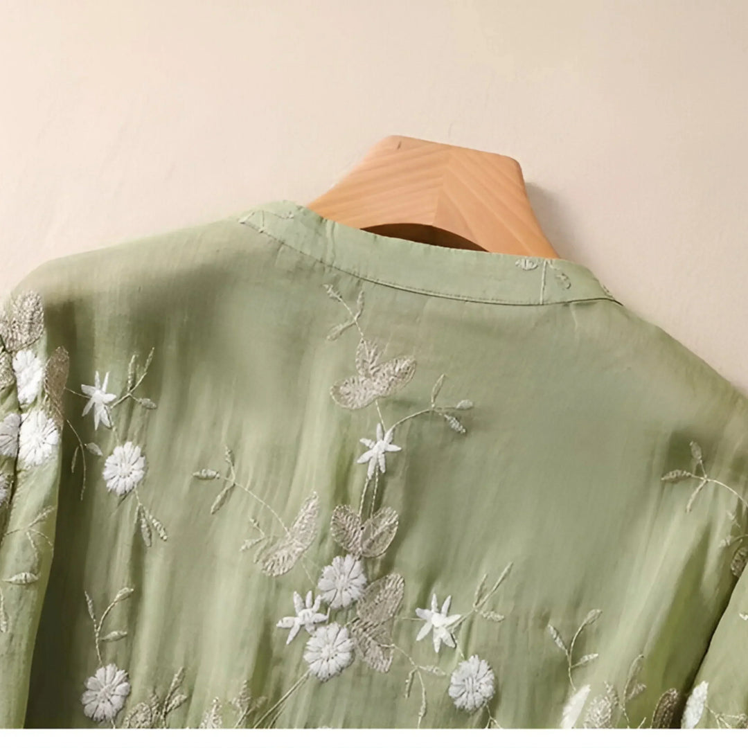 DELACROIX | Embroidered Cotton Top Mila