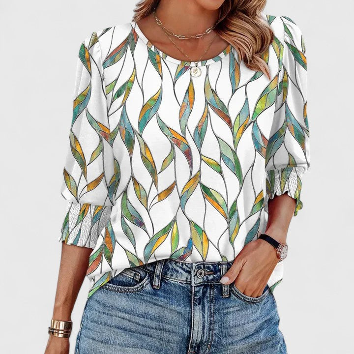Jamie | Elegant Smocked Top