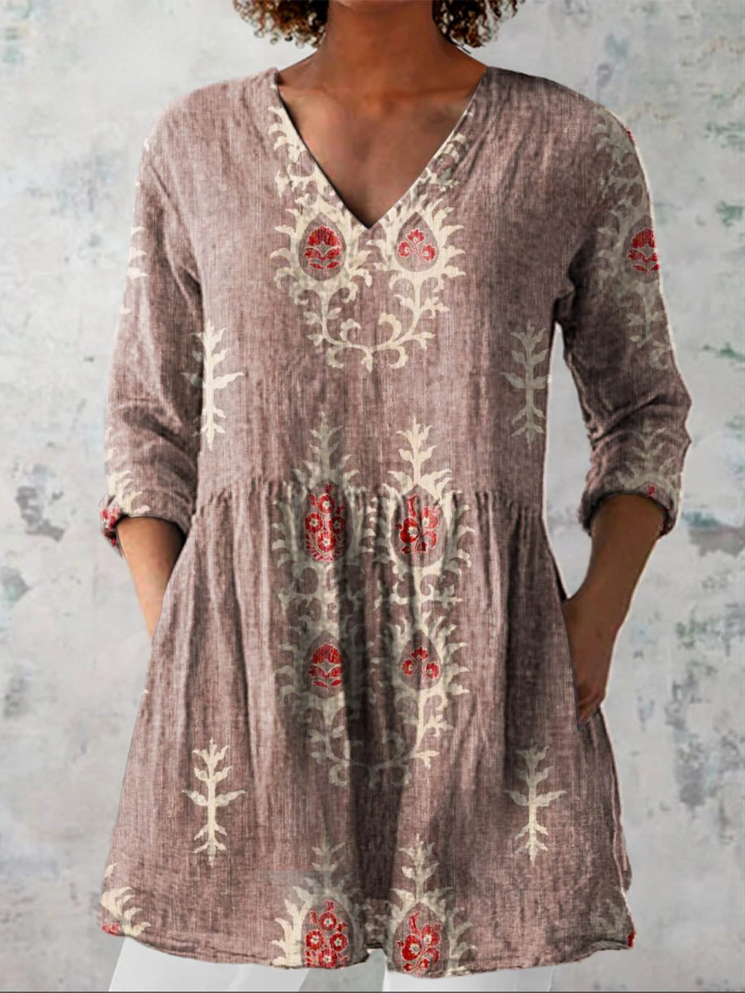 Camille | Elegant Long Blouses