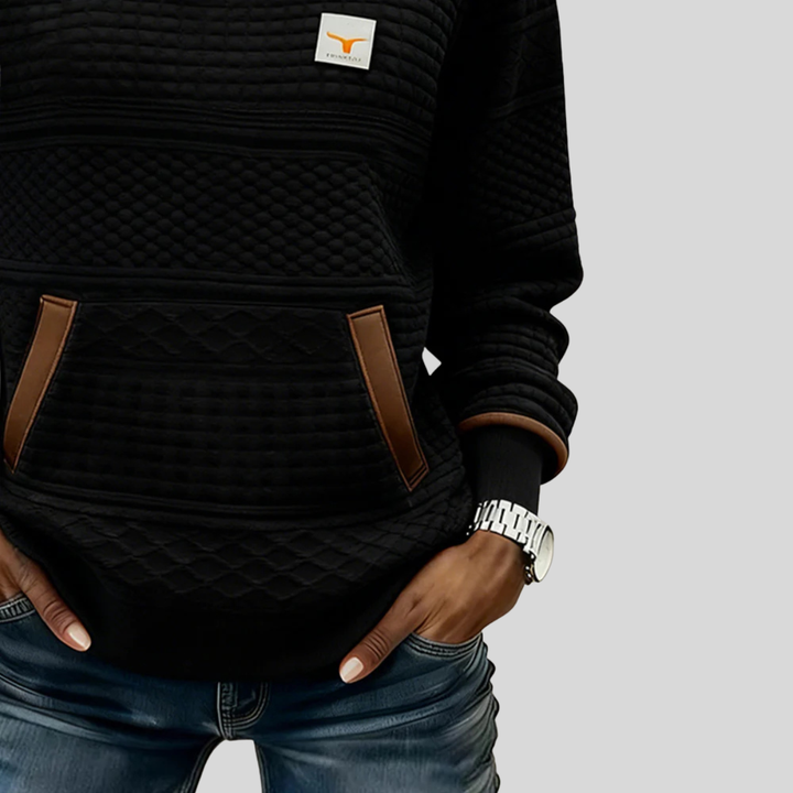 Noelle™ | Crew Neck Colourblock Sweatshirt