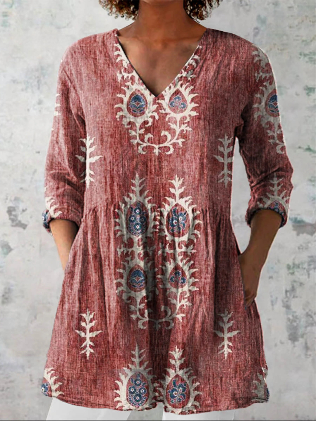 Camille | Elegant Long Blouses
