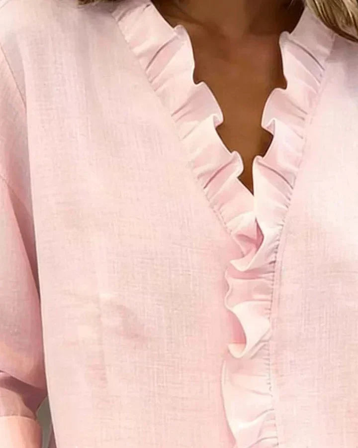 DELACROIX | Susan Ruffled Blouse