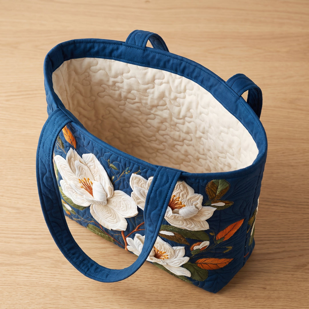 Artisan Quilted Bag - Delicate Magnolia