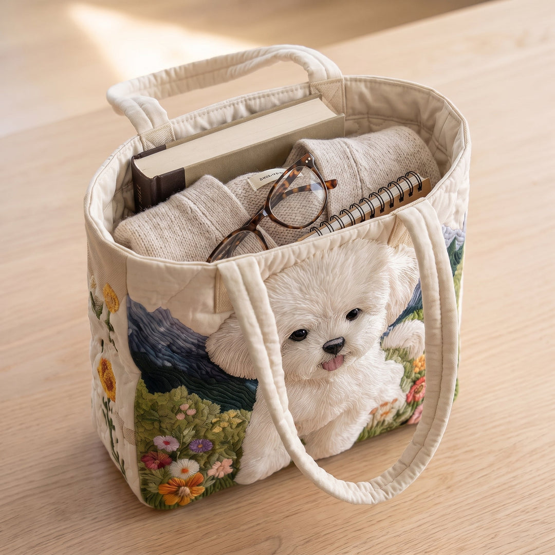 Artisan Quilted Bag - Enchanted Dog
