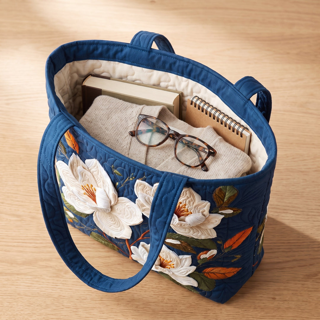 Artisan Quilted Bag - Delicate Magnolia