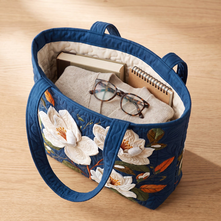 Artisan Quilted Bag - Delicate Magnolia