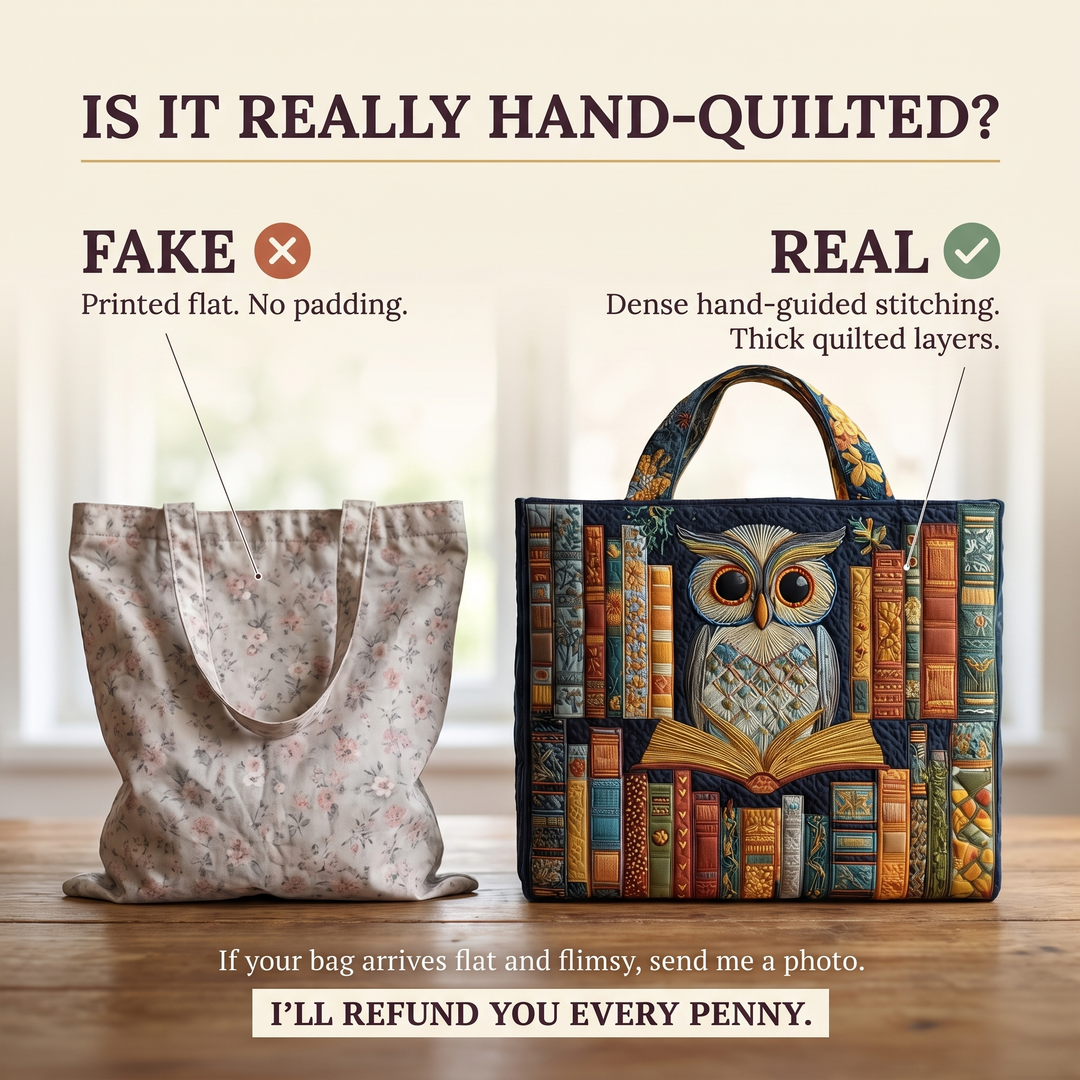Artisan Tote - Owl and Vintage Books