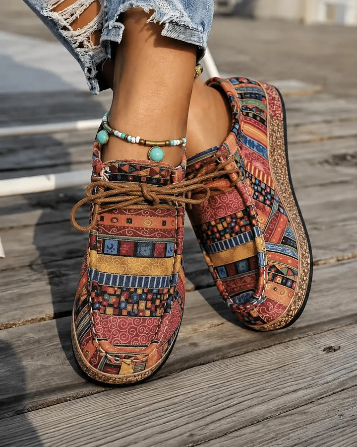 Adeline Lace-Up Loafers