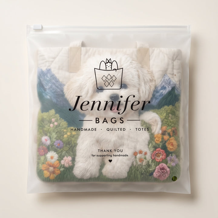 Artisan Quilted Bag - Enchanted Dog