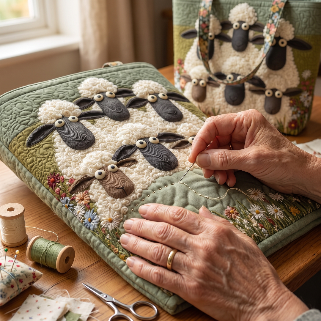 Artisan Bag - Five Sheep
