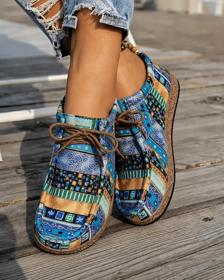 Adeline Lace-Up Loafers