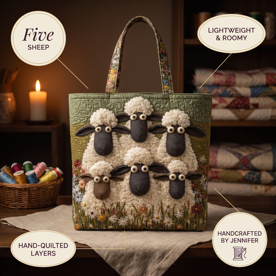 Artisan Bag - Five Sheep