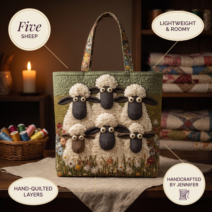 Artisan Bag - Five Sheep