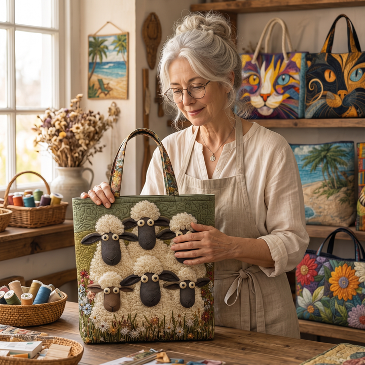 Artisan Bag - Five Sheep