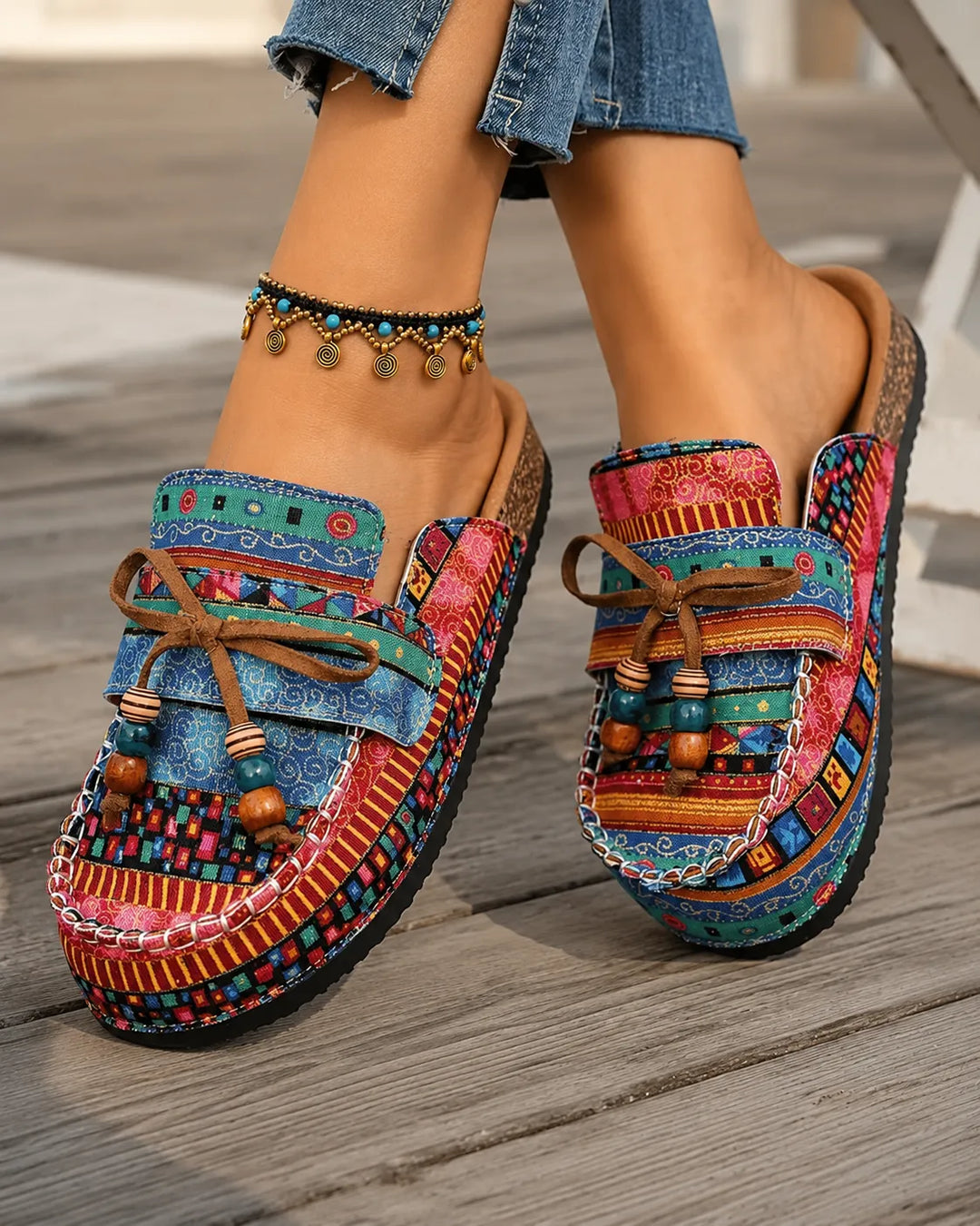 Adeline Lace-Up Loafers