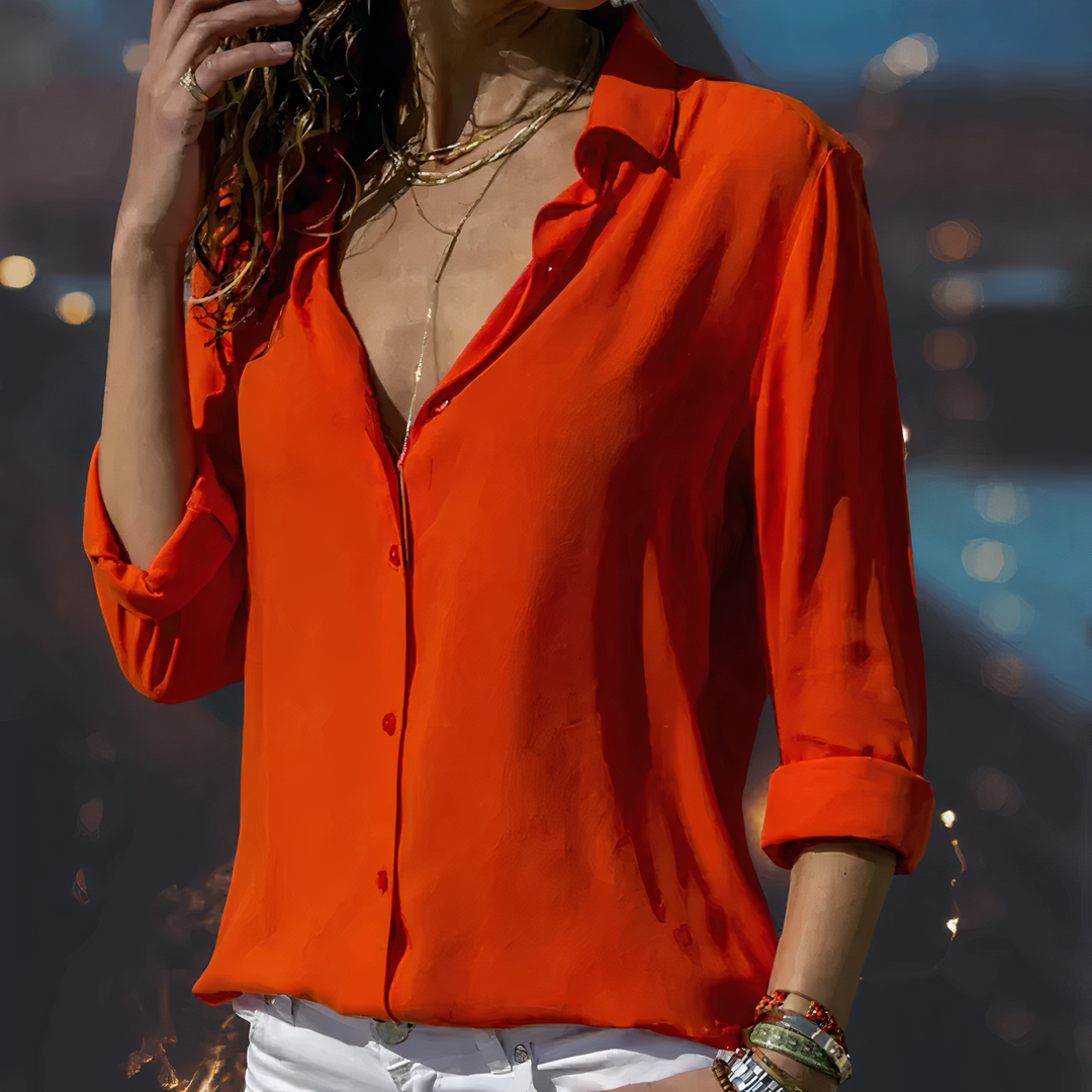 DELACROIX | Elegant Chiffon Blouse Yasmine