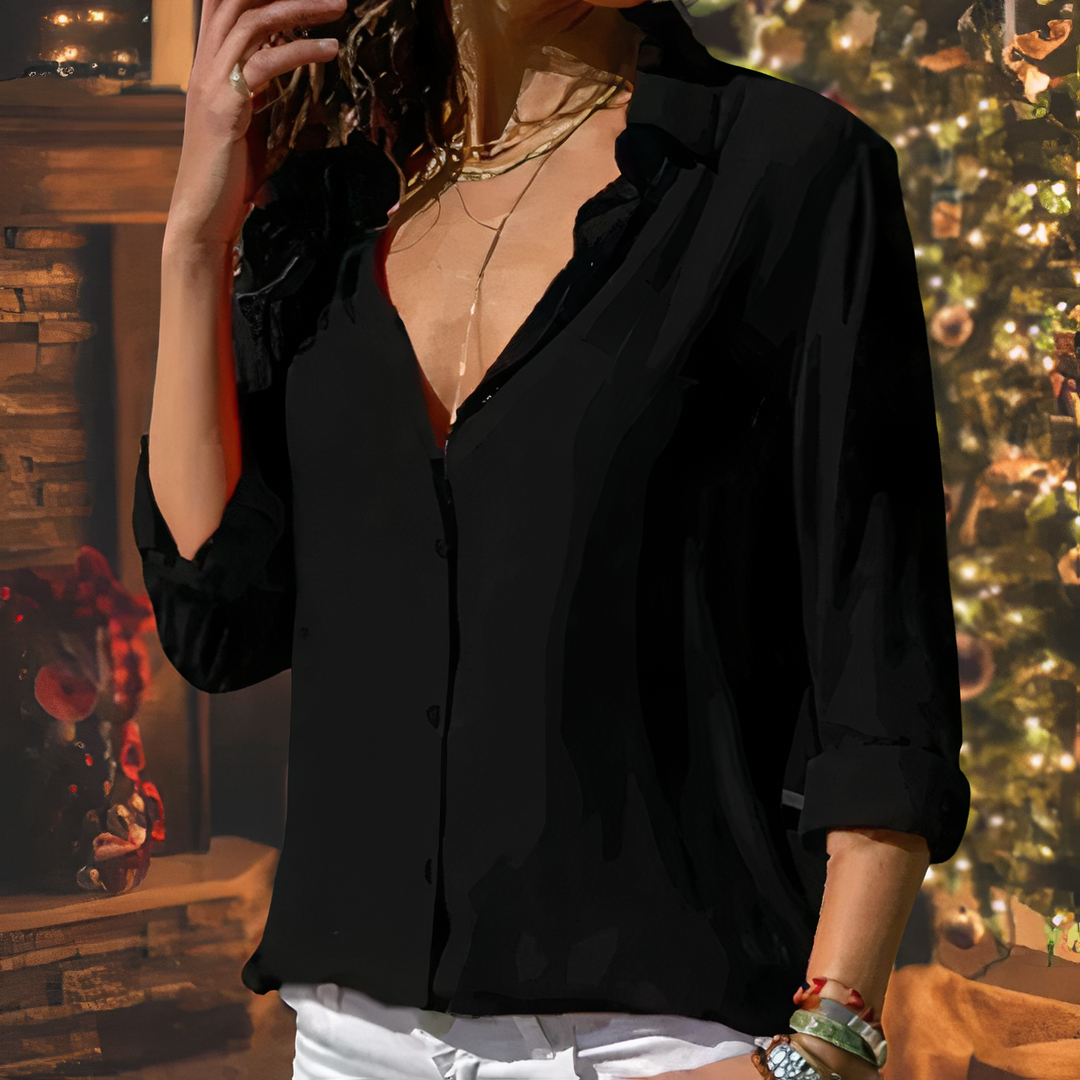 DELACROIX | Elegant Chiffon Blouse Yasmine