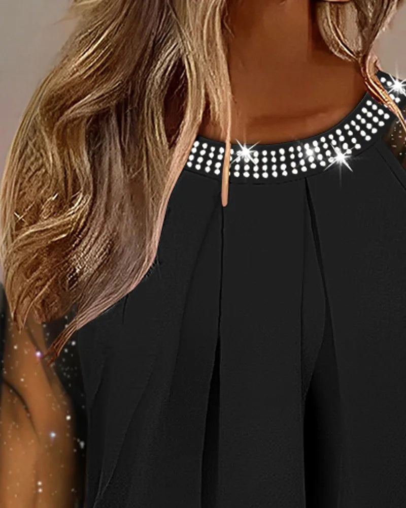 DELACROIX | Elegant Nina Sequin Knit Top