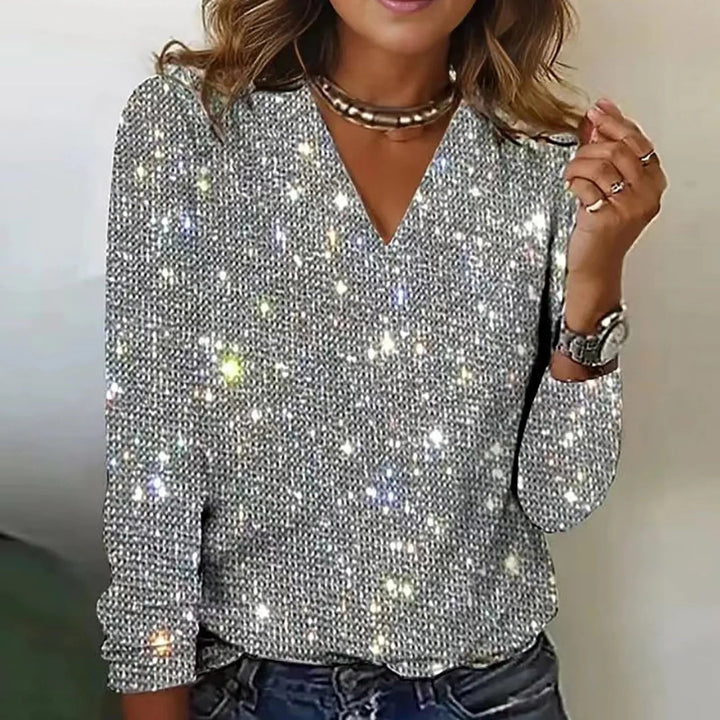 DELACROIX | Freya Long Sleeve Party Blouse