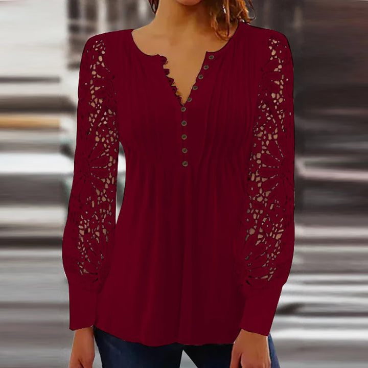 DELACROIX | Sophisticated Long Sleeve Blouse Marianne