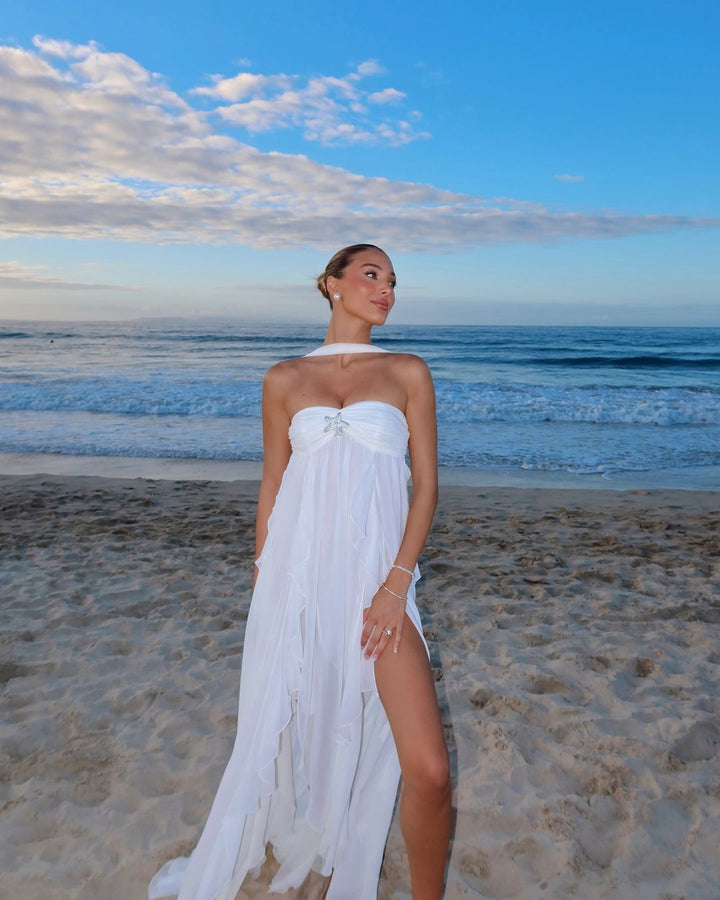 Romantic Ruffle Maxi Dress