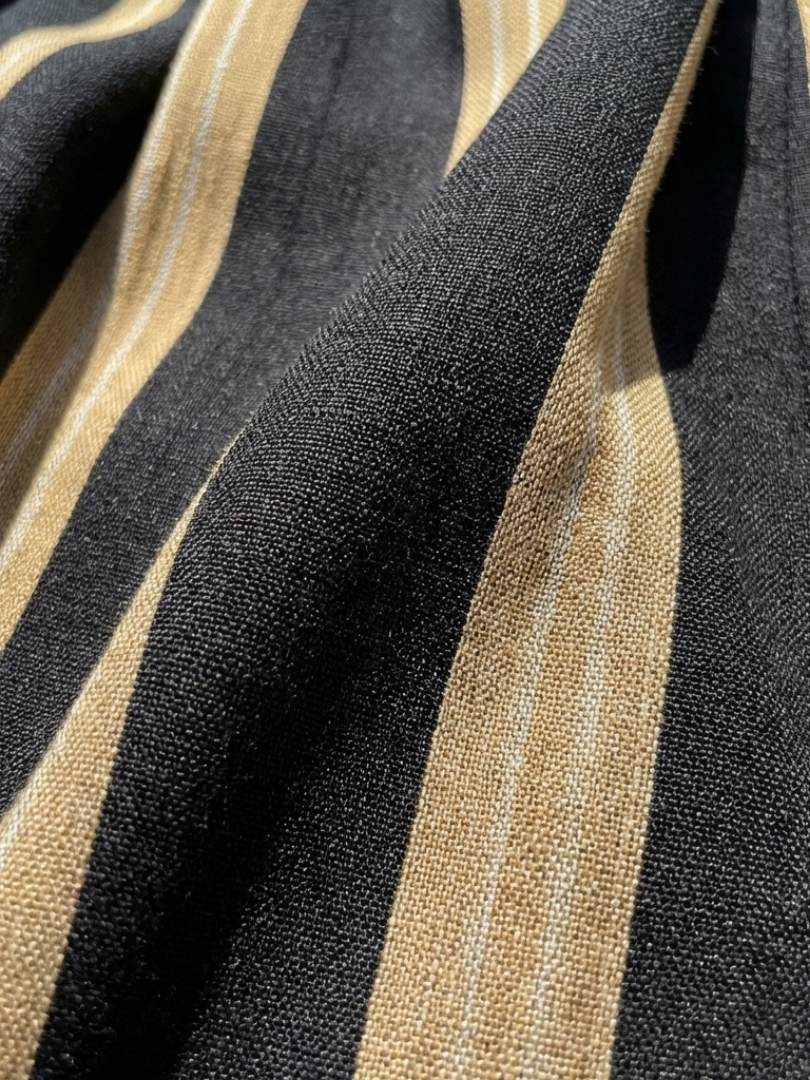 DELACROIX | Striped Midi Dress with Lina Sleeves