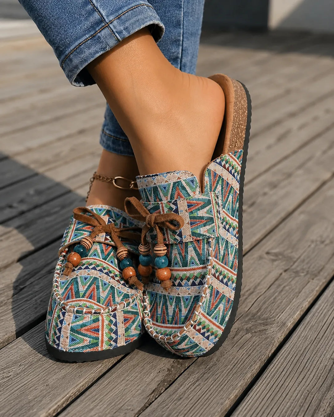 Adeline Lace-Up Loafers