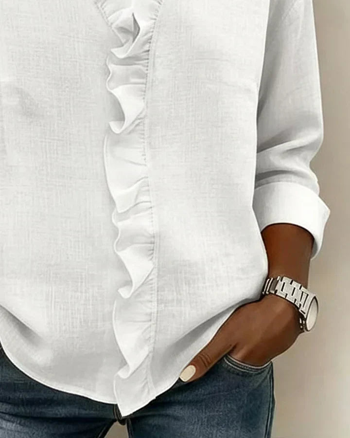 DELACROIX | Susan Ruffled Blouse