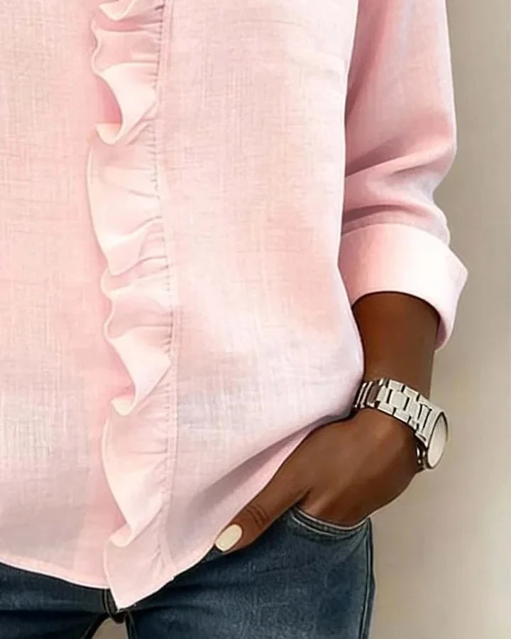 DELACROIX | Susan Ruffled Blouse