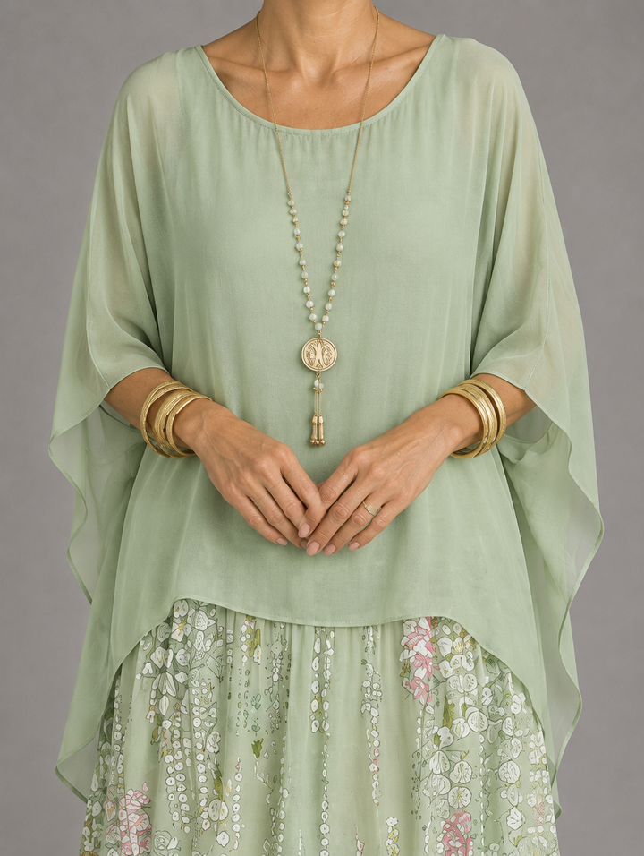 Lara™ | Elegant Flowing Maxi Dress