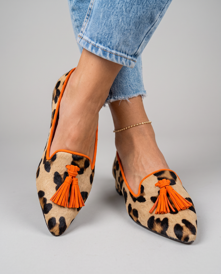 Livia | Pointed Toe Slip-On Ballerinas