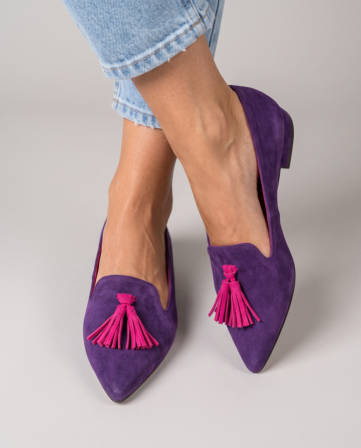 Livia | Pointed Toe Slip-On Ballerinas