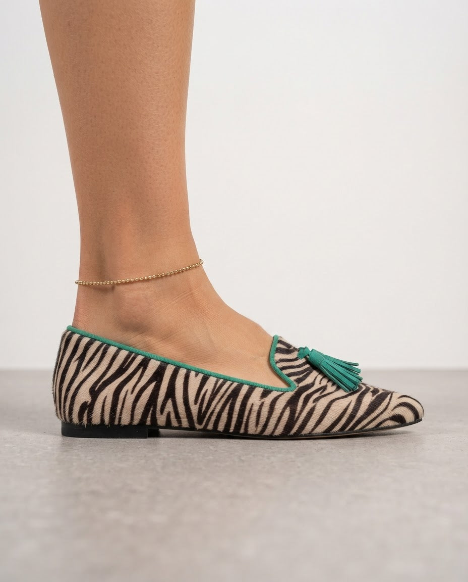 Livia | Pointed Toe Slip-On Ballerinas