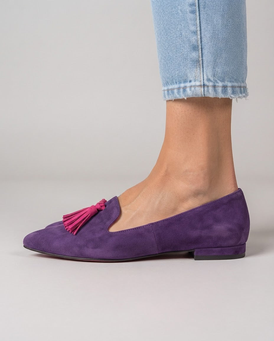 Livia | Pointed Toe Slip-On Ballerinas